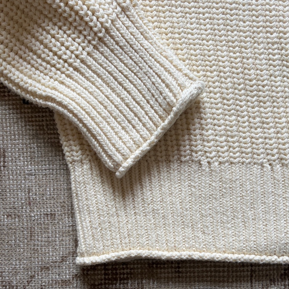 J Crew Cream Roll High-Neck Knit Sweater - Women's - Picture 4 of 7